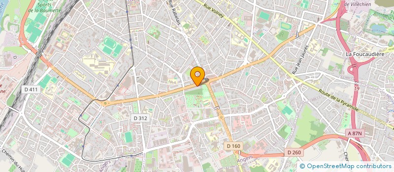 localisation de l'entreprise MONSIEUR BRUNO LANDRAIN  ANGERS