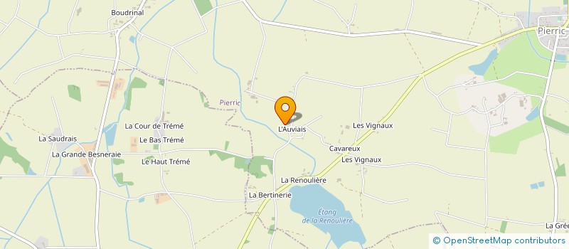 localisation de l'entreprise MONSIEUR BRUNO LANEE  PIERRIC