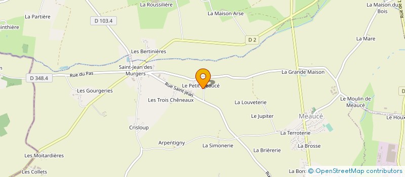 localisation de l'entreprise MONSIEUR BRUNO LANGEOIRE à MEAUCE