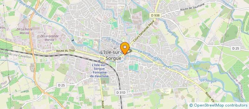 localisation de l'entreprise MONSIEUR BRUNO LANGLOIS  L ISLE SUR LA SORGUE