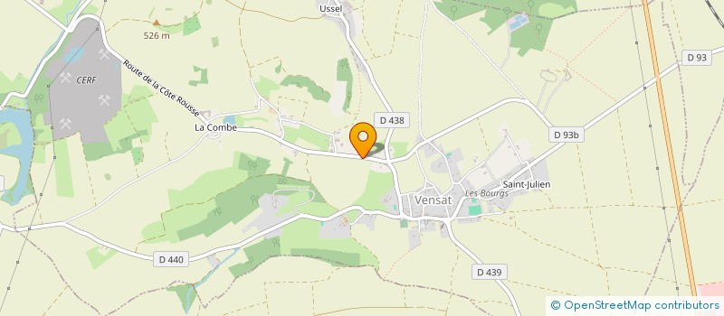 localisation de l'entreprise MONSIEUR BRUNO LANGLOIS  VENSAT