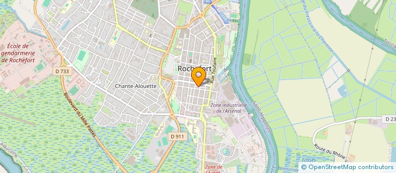 localisation de l'entreprise MONSIEUR BRUNO LANOES  ROCHEFORT