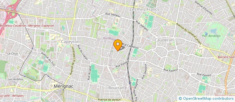 localisation de l'entreprise MONSIEUR BRUNO LAPEBIE  BORDEAUX