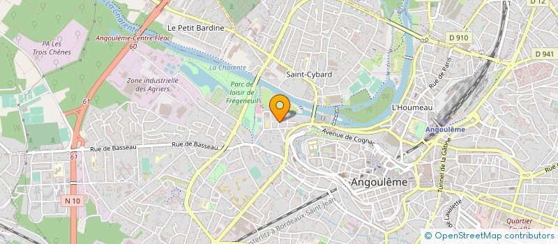 localisation de l'entreprise MONSIEUR BRUNO LAPORCHERIE à ANGOULEME