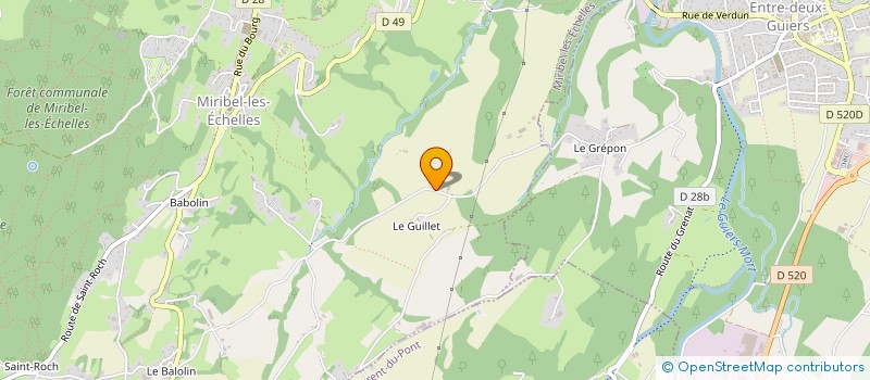 localisation de l'entreprise MONSIEUR BRUNO LAPORTE à MIRIBEL-LES-ECHELLES