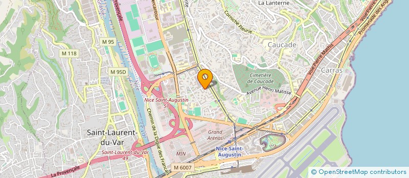 localisation de l'entreprise MONSIEUR BRUNO LAPUERTA à NICE