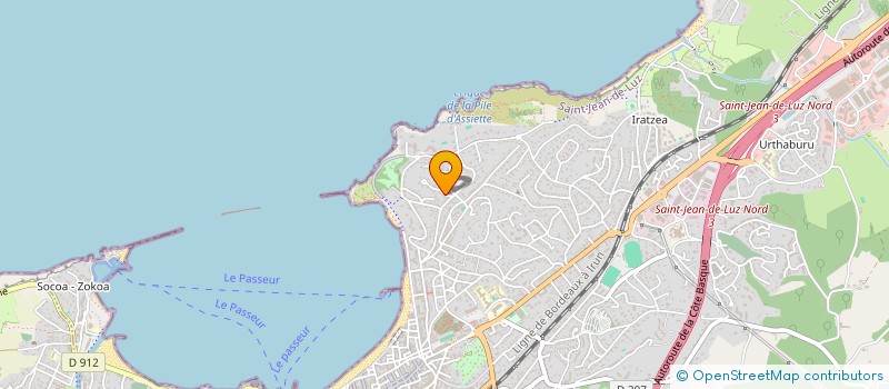 localisation de l'entreprise MONSIEUR BRUNO LARQUIER à SAINT-JEAN-DE-LUZ