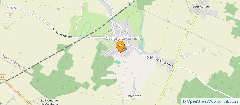 localisation de l'entreprise MONSIEUR BRUNO LARS  SAVIGNY-LEVESCAULT