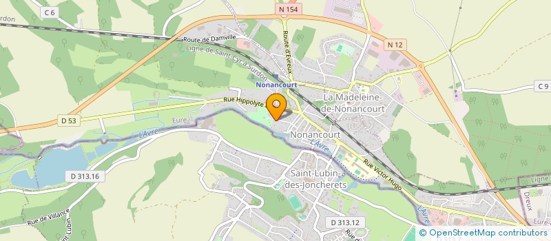 localisation de l'entreprise MONSIEUR BRUNO LARUE à NONANCOURT