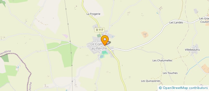 localisation de l'entreprise MONSIEUR BRUNO LARUE  COUETRON-AU-PERCHE