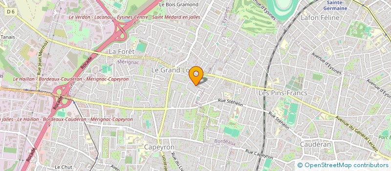 localisation de l'entreprise MONSIEUR BRUNO LASSALLE à MERIGNAC