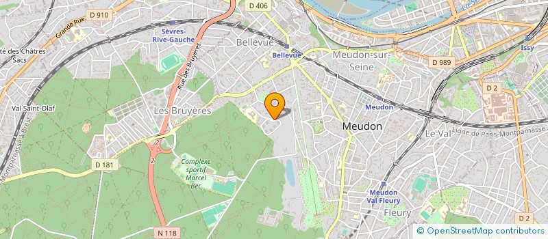 localisation de l'entreprise MONSIEUR BRUNO LASSALLE à MEUDON
