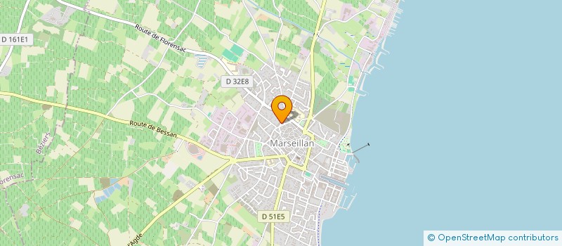 localisation de l'entreprise MONSIEUR BRUNO LASSALLE à MARSEILLAN