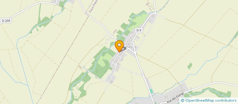 localisation de l'entreprise MONSIEUR BRUNO LAURAIN  FAUX-FRESNAY