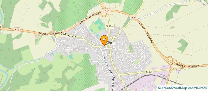 localisation de l'entreprise MONSIEUR BRUNO LAURANT à SEZANNE