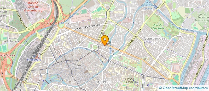 localisation de l'entreprise MONSIEUR BRUNO LAVELLE à STRASBOURG