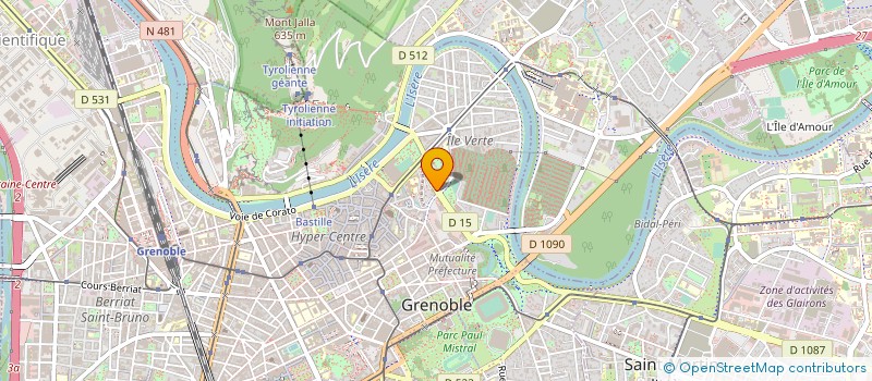 localisation de l'entreprise MONSIEUR BRUNO LAVENIER à GRENOBLE