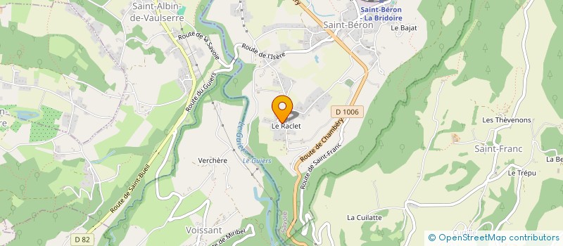 localisation de l'entreprise MONSIEUR BRUNO LAVERNE à SAINT-BERON