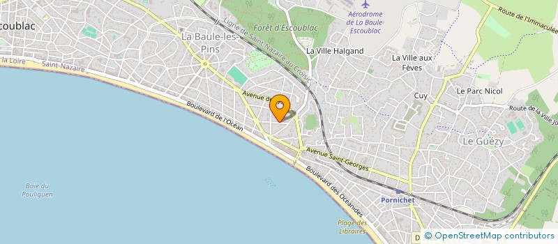 localisation de l'entreprise MONSIEUR BRUNO LAVIEILLE à LA BAULE-ESCOUBLAC
