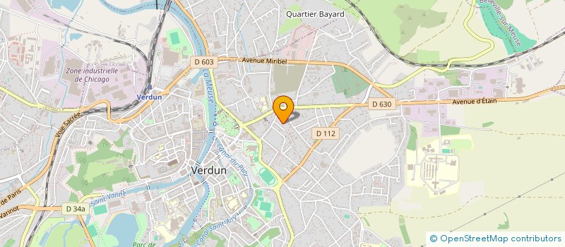 localisation de l'entreprise MONSIEUR BRUNO LAVINA à VERDUN