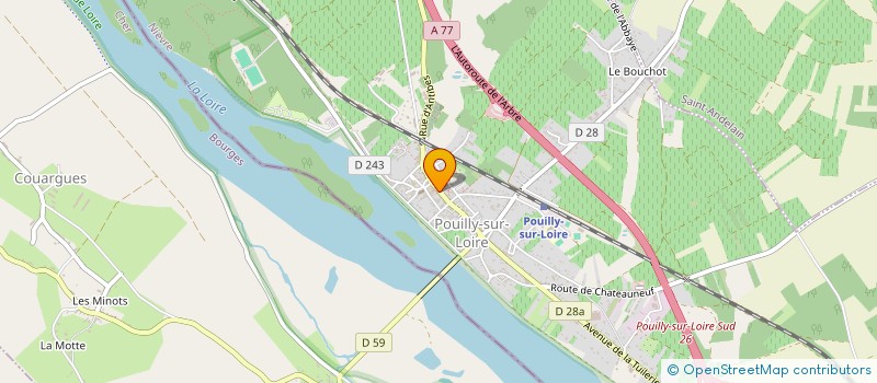 localisation de l'entreprise MONSIEUR BRUNO LAZERME à POUILLY-SUR-LOIRE