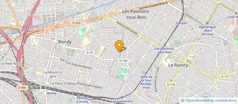 localisation de l'entreprise MONSIEUR BRUNO LAZZARONI à BONDY