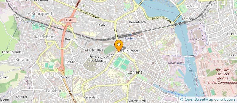 localisation de l'entreprise MONSIEUR BRUNO LE BRETON  LORIENT