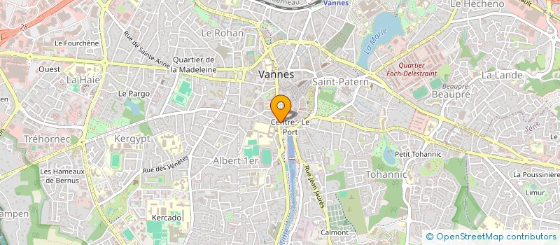 localisation de l'entreprise MONSIEUR BRUNO LE CADRE à VANNES