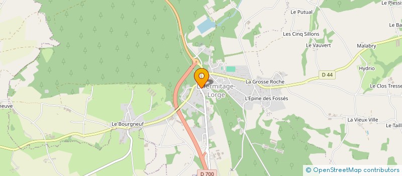 localisation de l'entreprise MONSIEUR BRUNO LE CARBOULEC  PLUC-L'HERMITAGE