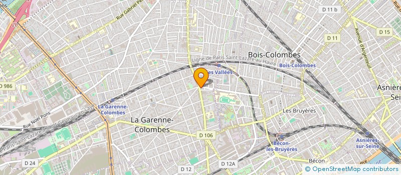localisation de l'entreprise MONSIEUR BRUNO LE CORRE à LA GARENNE-COLOMBES
