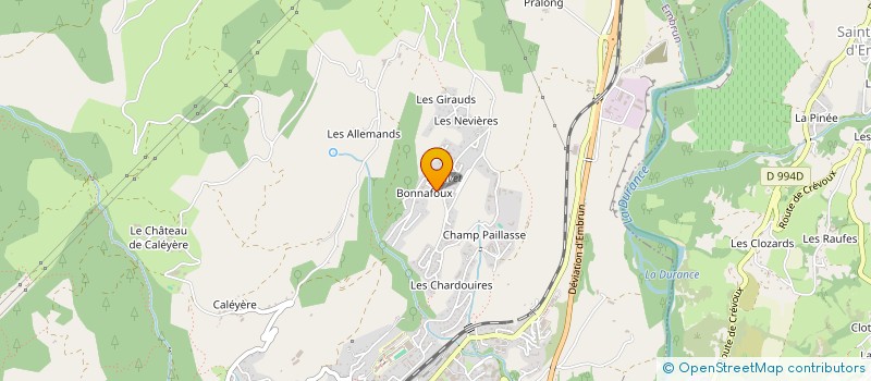 localisation de l'entreprise MONSIEUR BRUNO LE CORRE à EMBRUN