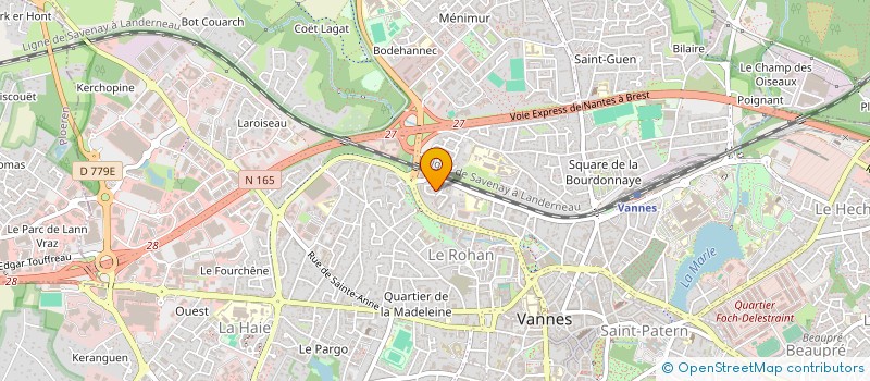 localisation de l'entreprise MONSIEUR BRUNO LE DOUSSAL à VANNES