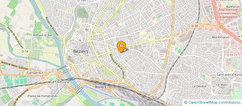 localisation de l'entreprise MONSIEUR BRUNO LE DU à BEZIERS