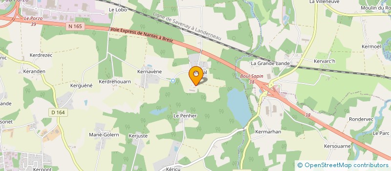 localisation de l'entreprise MONSIEUR BRUNO LE FEE à KERVIGNAC