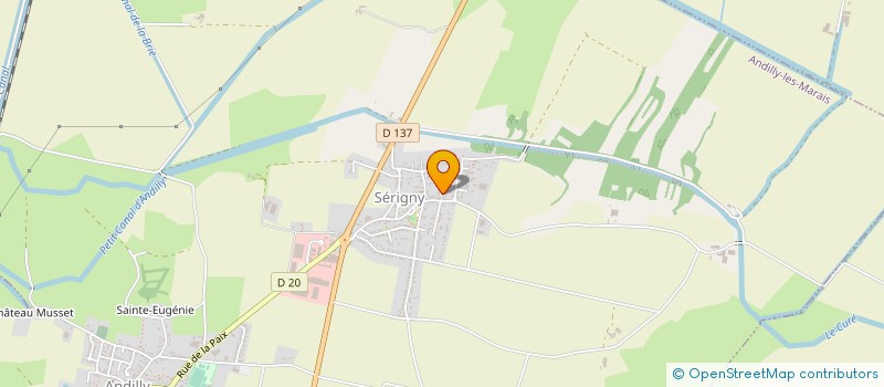 localisation de l'entreprise MONSIEUR BRUNO LE FORESTIER  ANDILLY