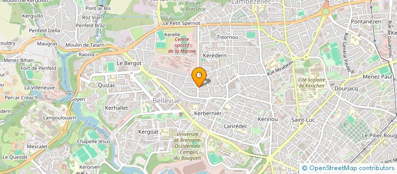 localisation de l'entreprise MONSIEUR BRUNO LE GALL à BREST