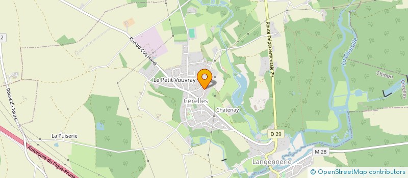 localisation de l'entreprise MONSIEUR BRUNO LE GALL  CERELLES