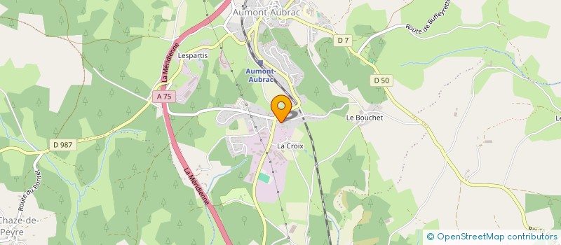 localisation de l'entreprise MONSIEUR BRUNO LE GALL à PEYRE EN AUBRAC