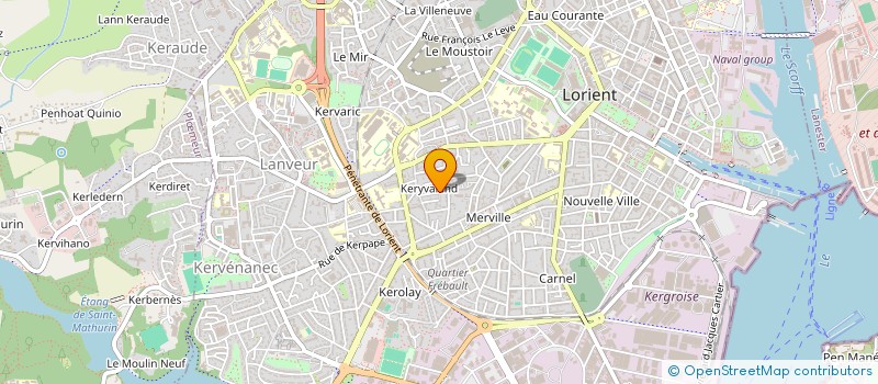 localisation de l'entreprise MONSIEUR BRUNO LE GARS  LORIENT