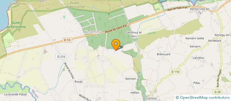 localisation de l'entreprise MONSIEUR BRUNO LE GOFF  TREFLEZ