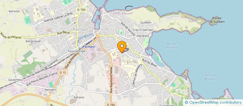 localisation de l'entreprise MONSIEUR BRUNO LE GONIDEC  PAIMPOL