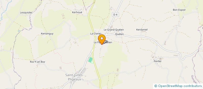 localisation de l'entreprise MONSIEUR BRUNO LE LEPVRIER  SAINT-GILLES-PLIGEAUX