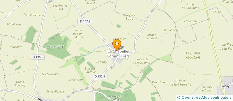 localisation de l'entreprise MONSIEUR BRUNO LE-MARHADOUR à LA CHAPELLE-FORAINVILLIERS