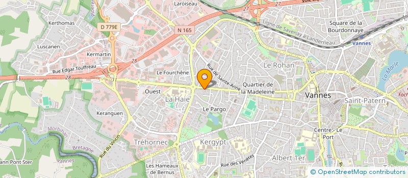 localisation de l'entreprise MONSIEUR BRUNO LE MERO à VANNES