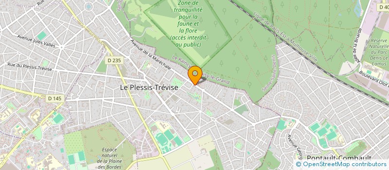 localisation de l'entreprise MONSIEUR BRUNO LE PROVOST  LE PLESSIS-TREVISE