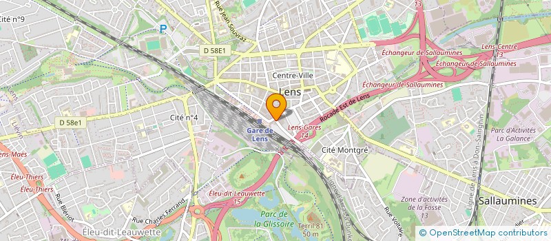 localisation de l'entreprise MONSIEUR BRUNO LE ROCHAIS  LENS