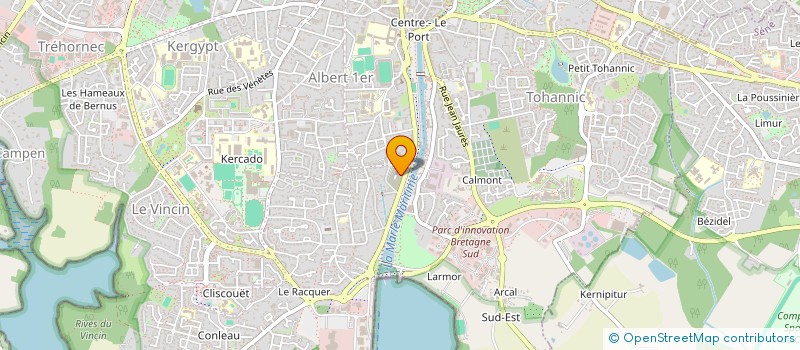 localisation de l'entreprise MONSIEUR BRUNO LE THIEC à VANNES