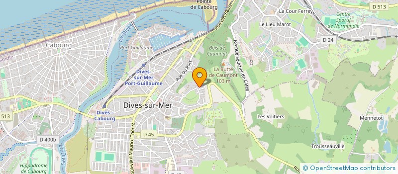 localisation de l'entreprise MONSIEUR BRUNO LEBARON  DIVES-SUR-MER