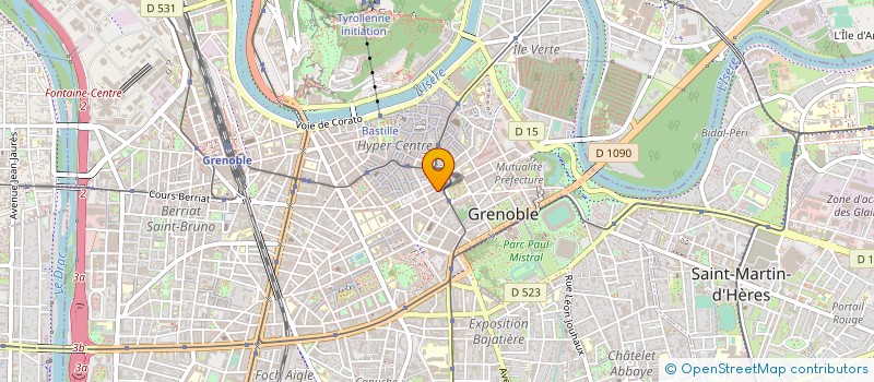 localisation de l'entreprise MONSIEUR BRUNO LEBRETON à GRENOBLE