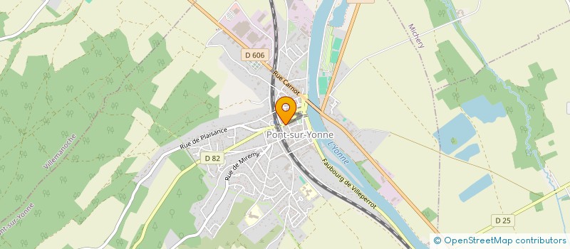 localisation de l'entreprise MONSIEUR BRUNO LECAS à PONT-SUR-YONNE